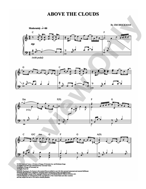 Above the Clouds - Piano (Digital Download)