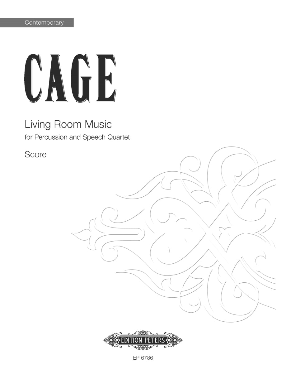 Living Room Music - SATB Choral Octavo/Percussion Ensemble (Digital Download)