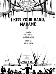 I Kiss Your Hand, Madame - Vocal/Piano (Digital Download)