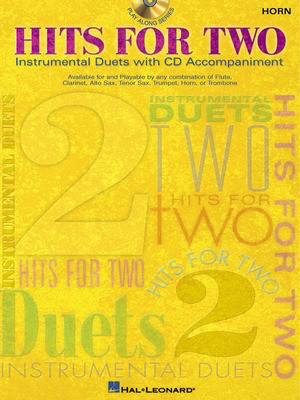 Hits for Two - F Horn - Various - French Horn Sheet Music Hal Leonard /CD