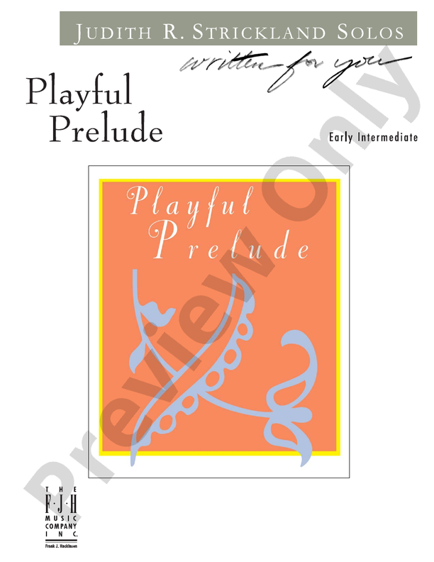 Playful Prelude - Piano (Digital Download)