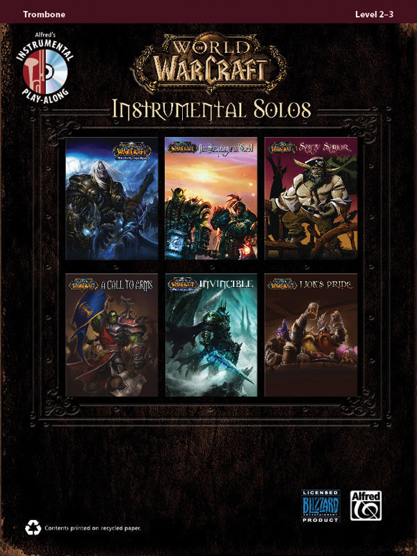 WORLD OF WARCRAFT INSTRUMENTAL SOLOS TRB BK/CD