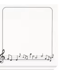 Post-it Notes with Notes and Clef on a Stave