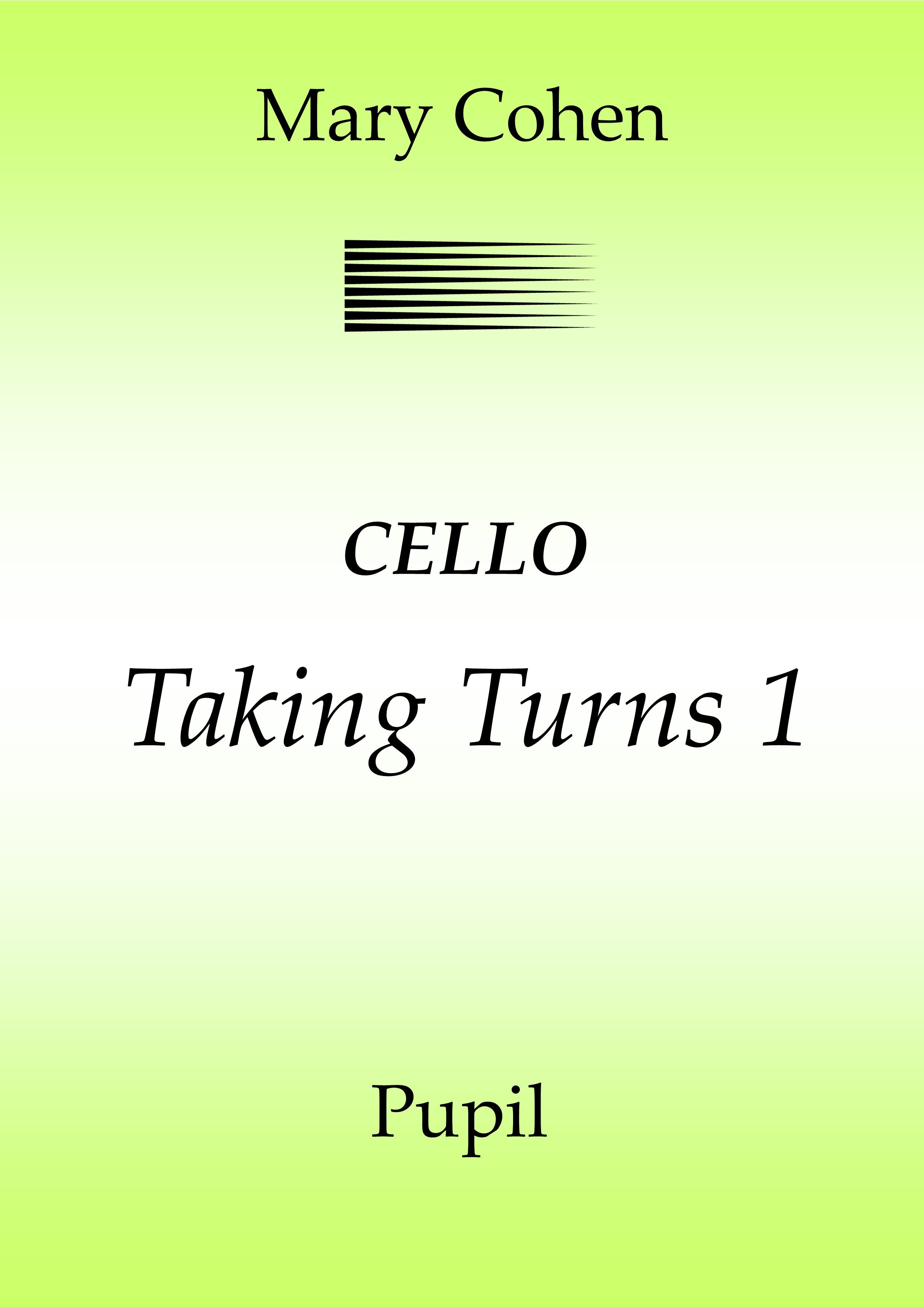 Taking Turns 1 (Pupil Part) - Cello (Digital Download)