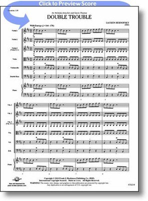 Double Trouble - Lauren Bernofsky - FJH Music Company Score/Parts