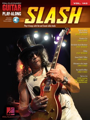 Slash - Guitar Play-Along Volume 143 - Guitar Hal Leonard Sftcvr/Online Audio