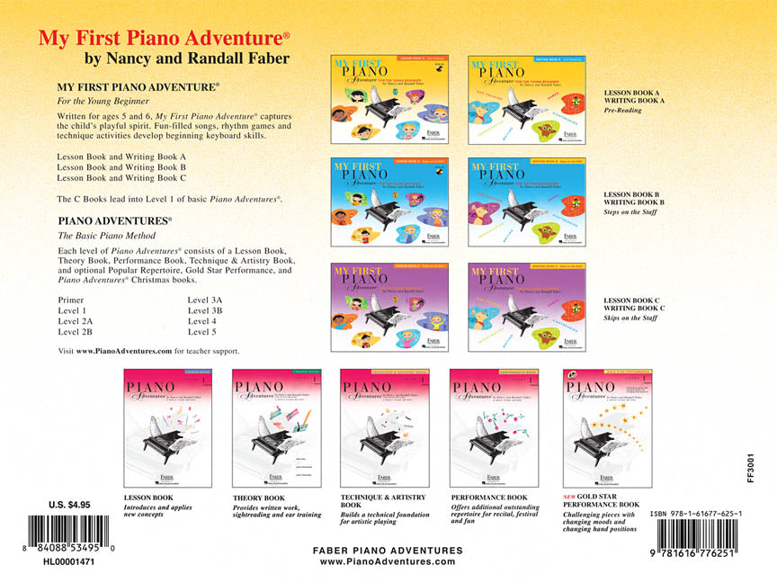 My First Piano Adventure Christmas - Book A - Pre-Reading - Faber Piano Adventures