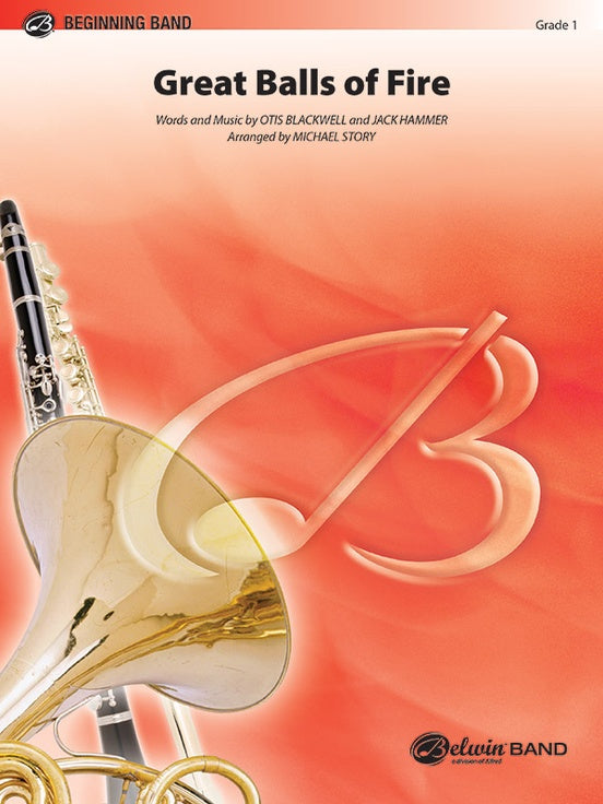 Great Balls of Fire - Concert Band Conductor Score & Parts (Digital Download)