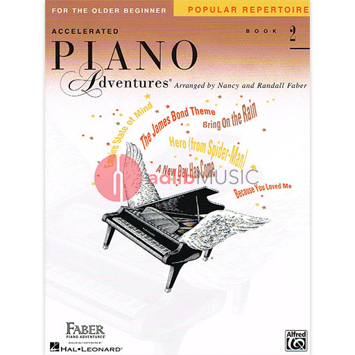 Accelerated Piano Adventures for the Older Beginner Popular Repertoire Book 2 - Piano by Faber/Faber Hal Leonard 420254