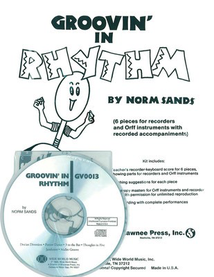 Groovin' in Rhythm Book with Reprod. Parts/CD - Hal Leonard Teacher Edition (with reproducible songsheets)