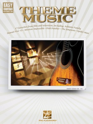 Theme Music - Various - Guitar Hal Leonard Easy Guitar TAB