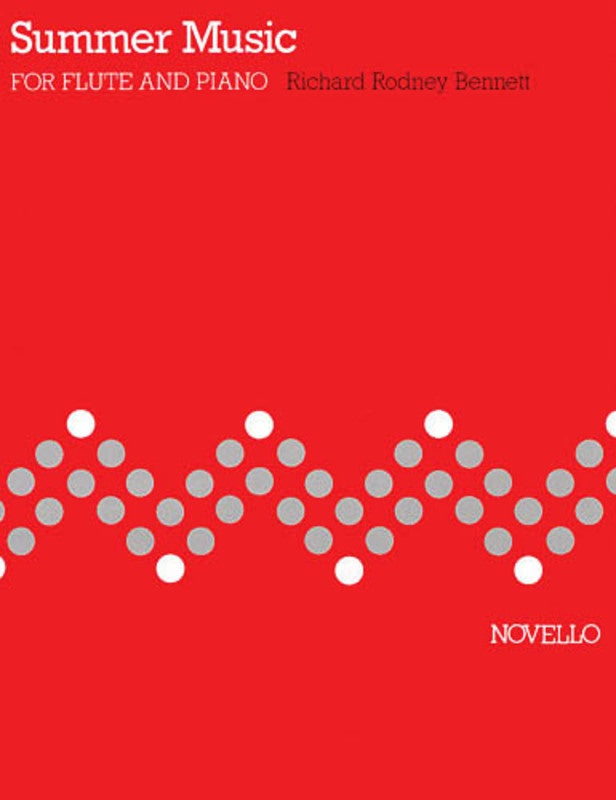 Bennett - Summer Music - Flute/Piano Accompaniment Novello NOV120560