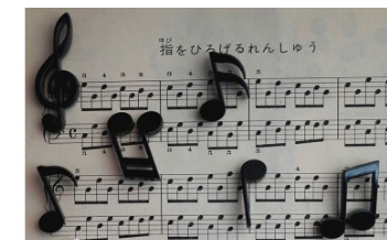 Memody Music Magnets Black Quavers and Treble Clef Set of 6