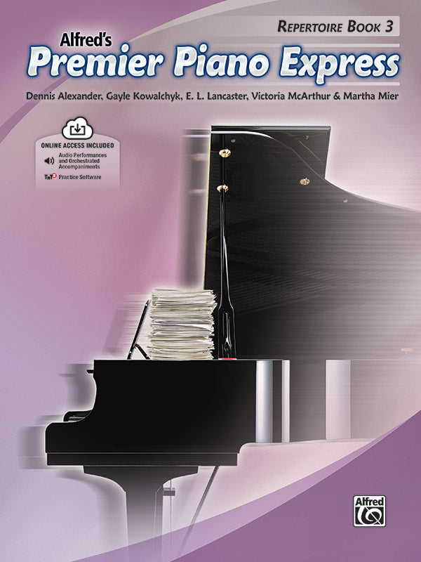Premier Piano Express Repertoire Book 3 Book/OA - Alexander; Kowalchyk; Lancaster; McArthur; Mier Alfred 48632