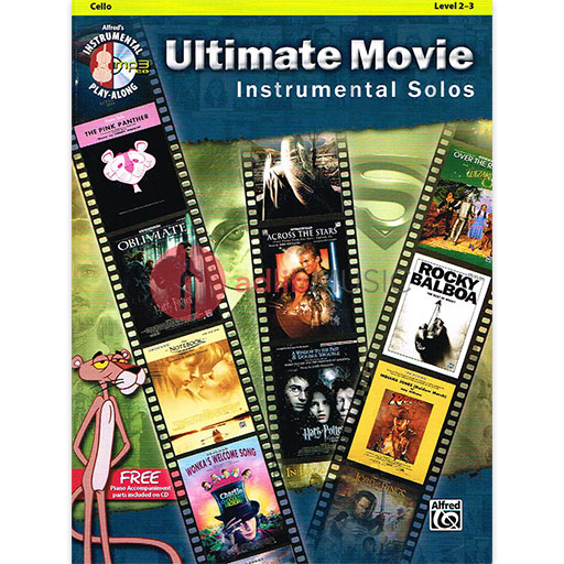 Ultimate Movie Inst Solos Cello Bk/CD