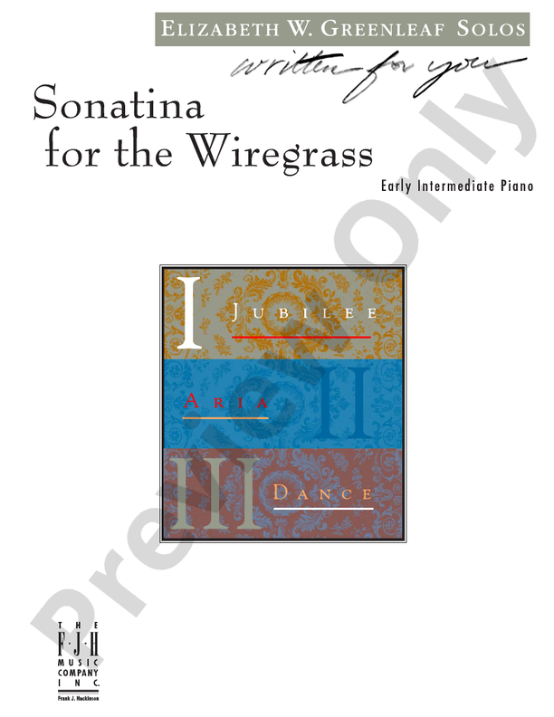 Sonatina for the Wiregrass - Piano (Digital Download)
