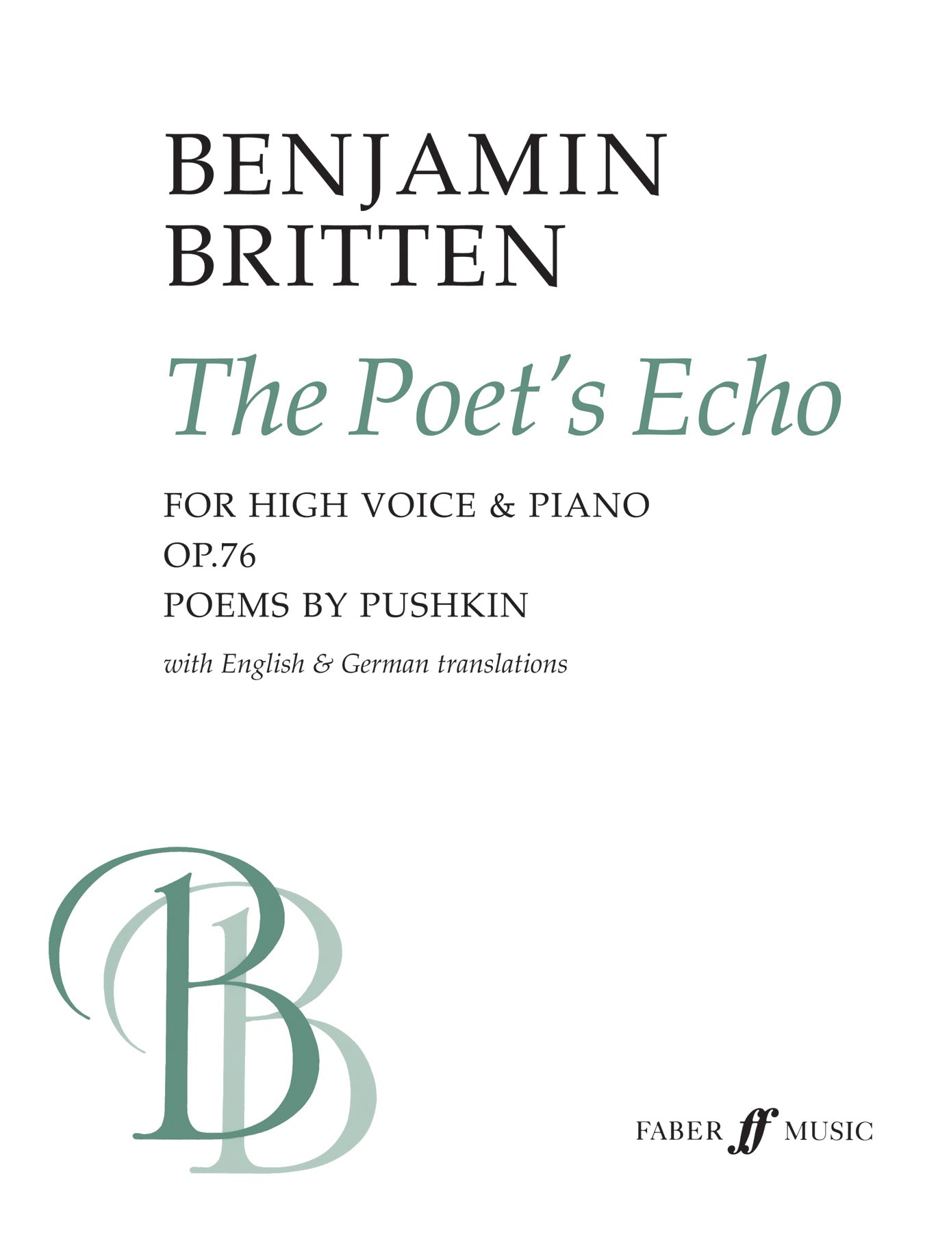VI. Lines Written During A Sleepless Night (from 'The Poet's Echo Op.76') - Voice/Piano (Digital Download)