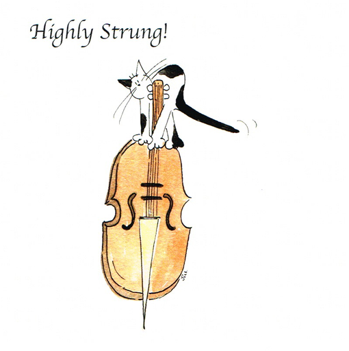 Greeting Card - Highly Strung
