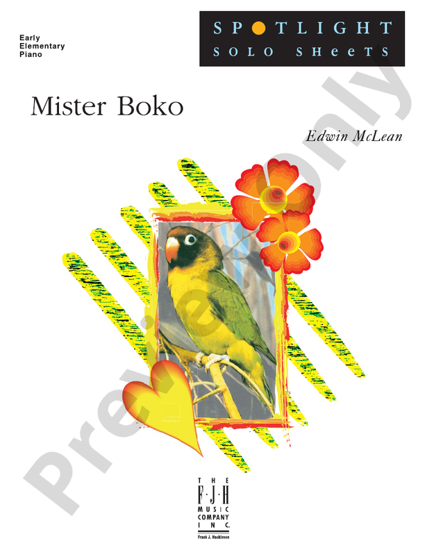 Mister Boko - Piano (Digital Download)