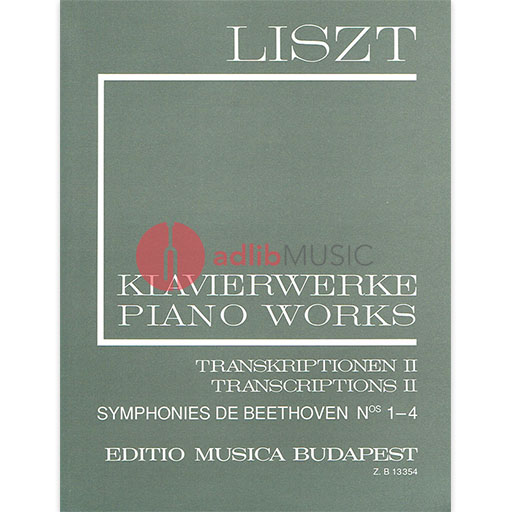 SYMPHONIES NOS 1 TO 4 ARR LISZT FOR PIANO SOLO - BEETHOVEN - PIANO - EMB
