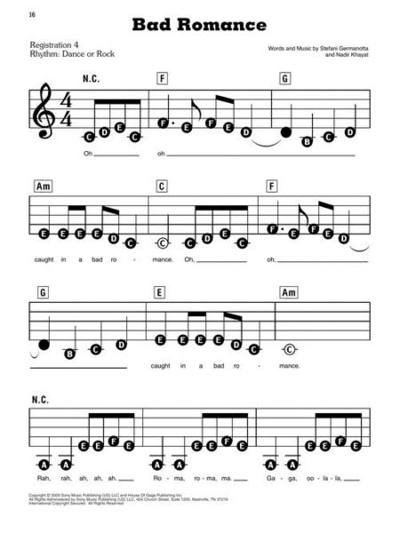 Songs of the 2010s EZ Play #371: New Decade Series Updated - Electric Keyboard Hal Leonard 339094