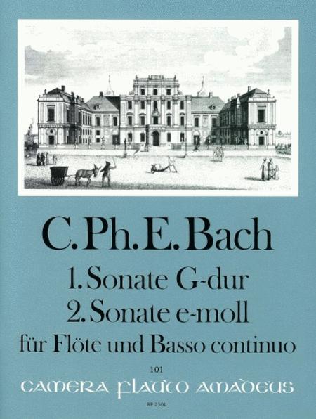 Bach CPE - 11 Sonatas Volume 1 - Flute/Piano Accompaniment Amadeus BP2301