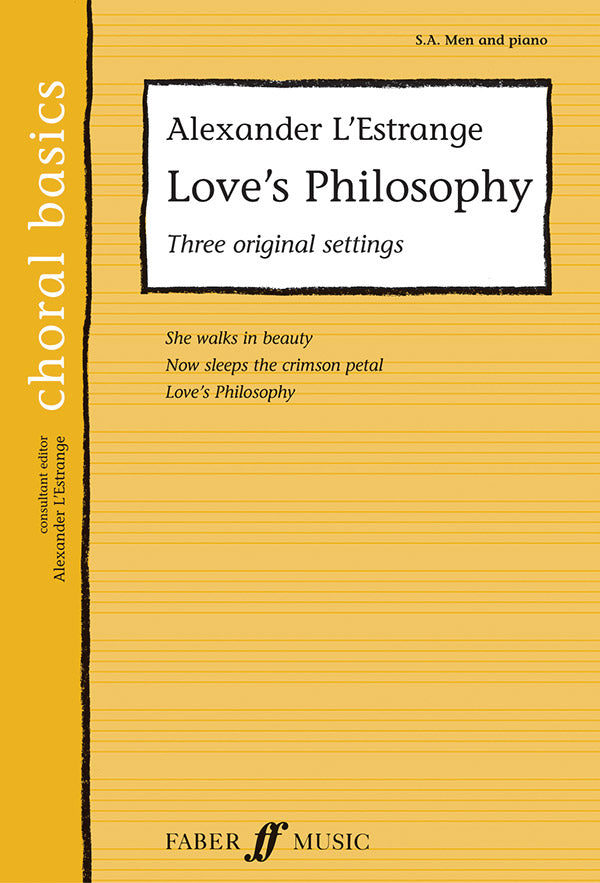 LOVE'S PHILOSOPHY SAB/PNO