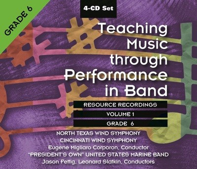 Teaching Music Through Perf Band Cd V1 Gr 6 -