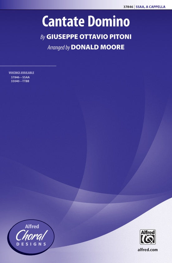 Cantate Domino – SSAA, a cappella Choral Octavo (Digital Download)