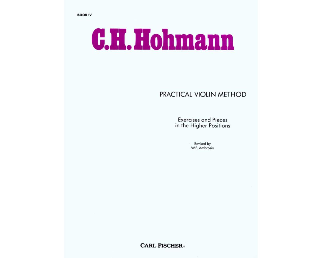 Practical Violin Method Book 4