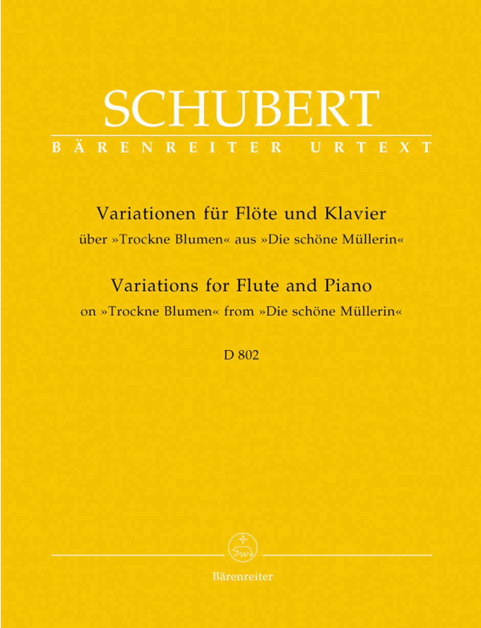 Variations on Trockne Blumen Flute/Piano