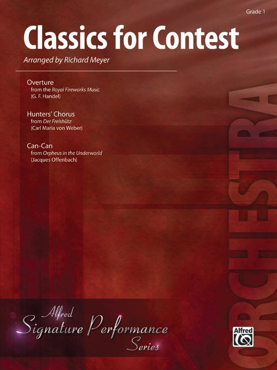 Classics for Contest (Grade 1) – String Orchestra Conductor Score & Parts (Digital Download)