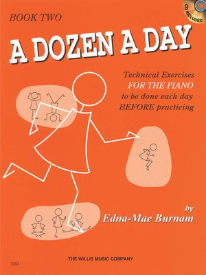 A DOZEN A DAY - PIANO - BOOK 2 + OLA - TRANSITIONAL - WILLIS MUSIC 406485