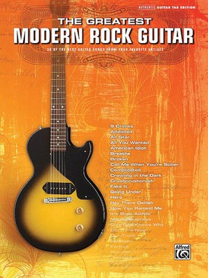 The Greatest Modern Rock Guitar - Guitar Hal Leonard Guitar TAB