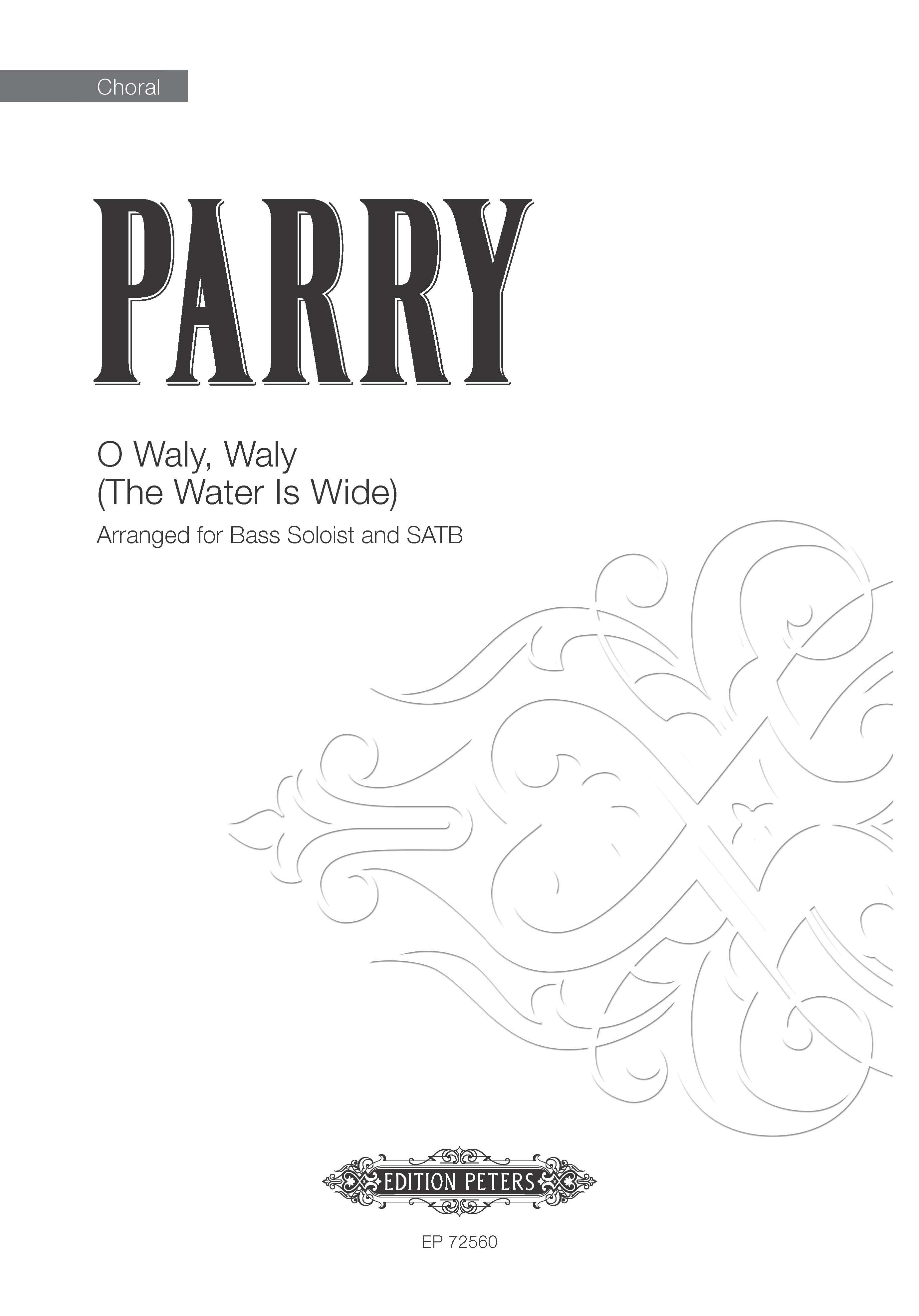 O Waly, Waly (The Water Is Wide) - Bass Voice/SATB Choral Octavo (Digital Download)