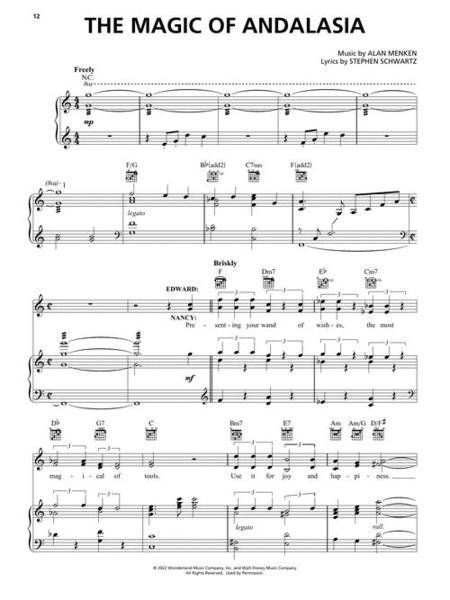 Disenchanted - Piano/Vocal/Guitar PVG by Menken/Schwartz Hal Leonard 1155077