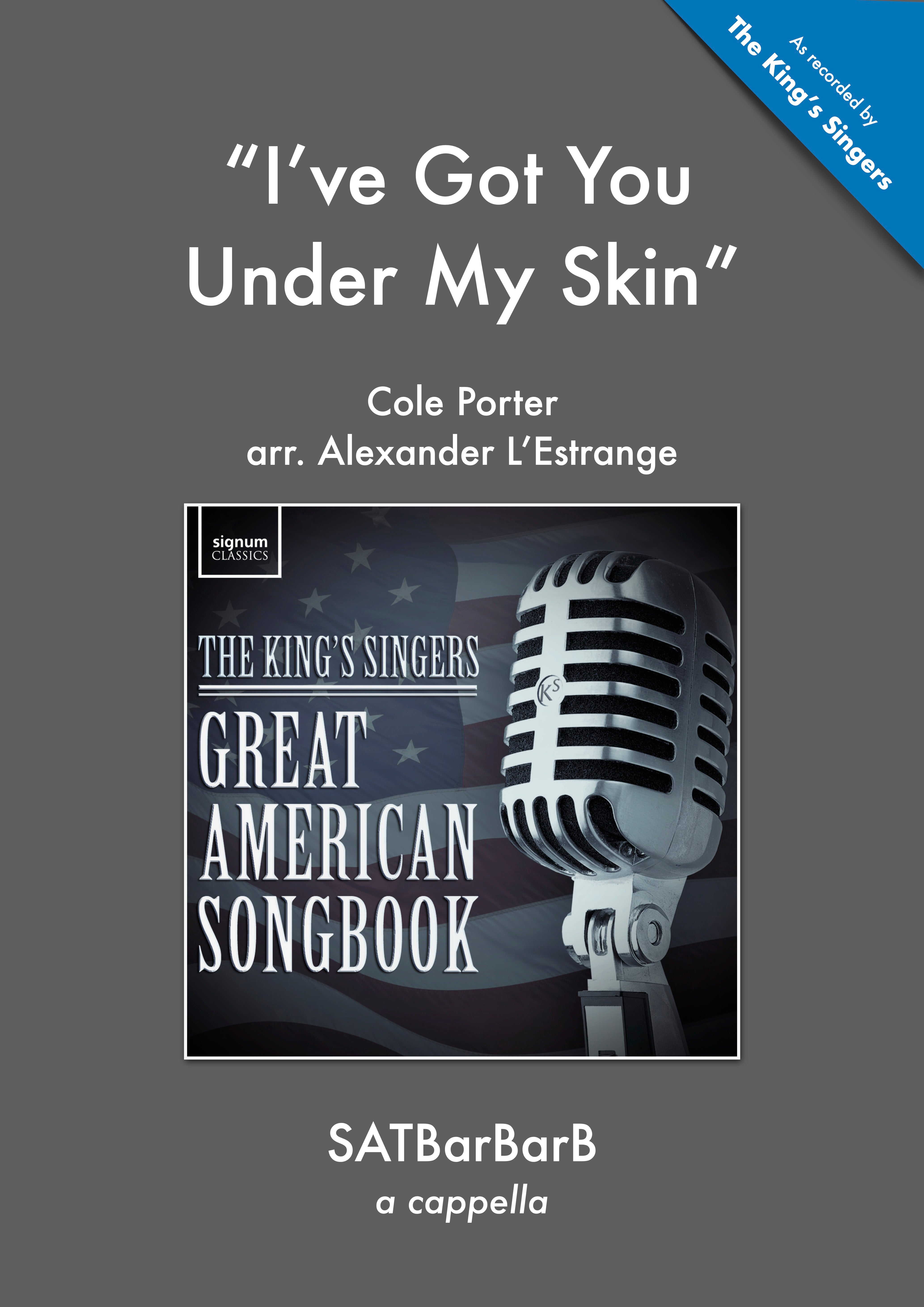 I've Got You Under My Skin - SATB A cappella (Digital Download)