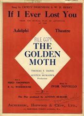 If I Ever Lost You (from 'The Golden Moth') - Vocal/Piano (Digital Download)