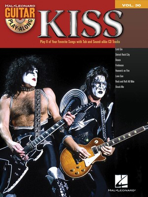 Kiss - Guitar Play-Along Volume 30 - Guitar Hal Leonard Guitar TAB with Lyrics & Chords /CD