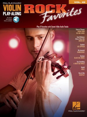 Rock Favourites - Violin/Audio Access Hal Leonard Violin Play-Along Volume 49 130216