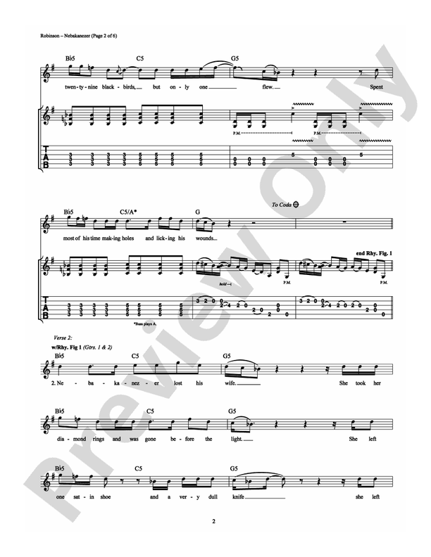 Nebakanezer - Guitar TAB (Digital Download)