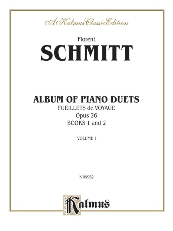 Schmitt - Album of Piano Duets, Volume I - 1 Piano, 4 Hands (Digital Download)