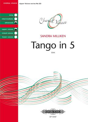 Tango In Five - SSAA Choral Score Octavo - Sandra Milliken - Peters EP72107