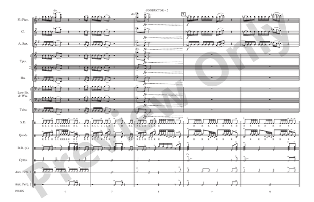 Legendz – Marching Band Conductor Score & Parts (Digital Download)