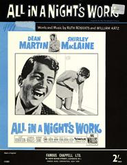 All In A Night's Work - Dean Martin - PVG (Digital Download)