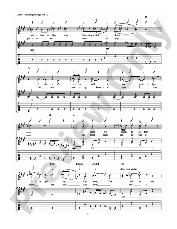 Hummingbird - Guitar TAB (Digital Download)
