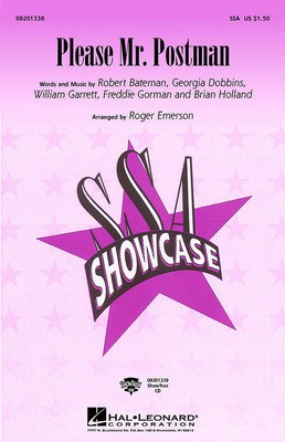 Please Mr. Postman - Brian Holland|Freddie Gorman|Georgia Dobbins|Robert Bateman|William Garrett - SSA Roger Emerson Hal Leonard Choral Score Octavo