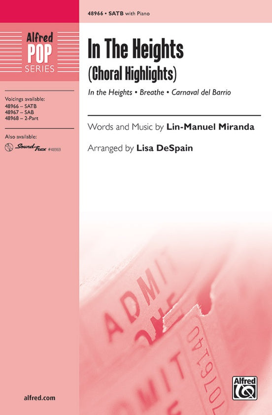 In the Heights (Choral Highlights) - SATB Choral Octavo (Digital Download)