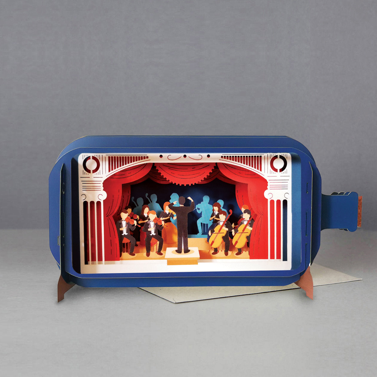 Greeting Card - Pop Up The Orchestra