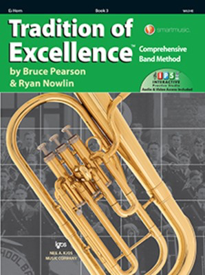 Tradition of Excellence Book 3 - Tenor Horn - Comprehensive Band Method - Eb Tenor Horn Bruce Pearson|Ryan Nowlin Neil A. Kjos Music Company Sftcvr/Online Media